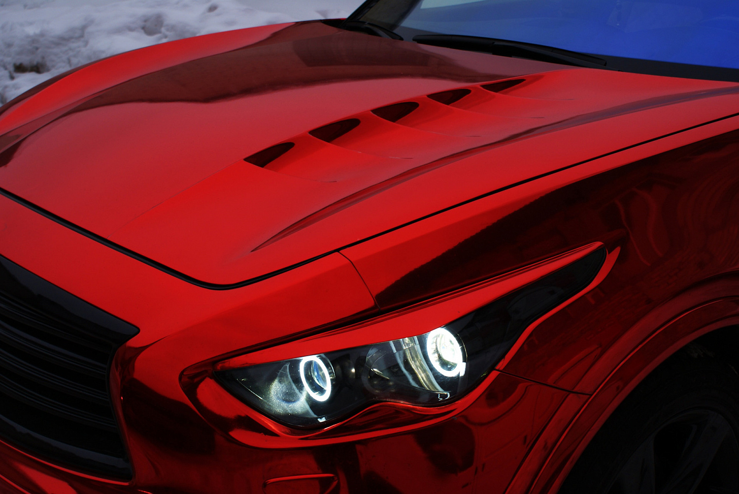 Виниловая автопленка  Gloss Red - Красная глянцевая BP1100001 / CB1470001